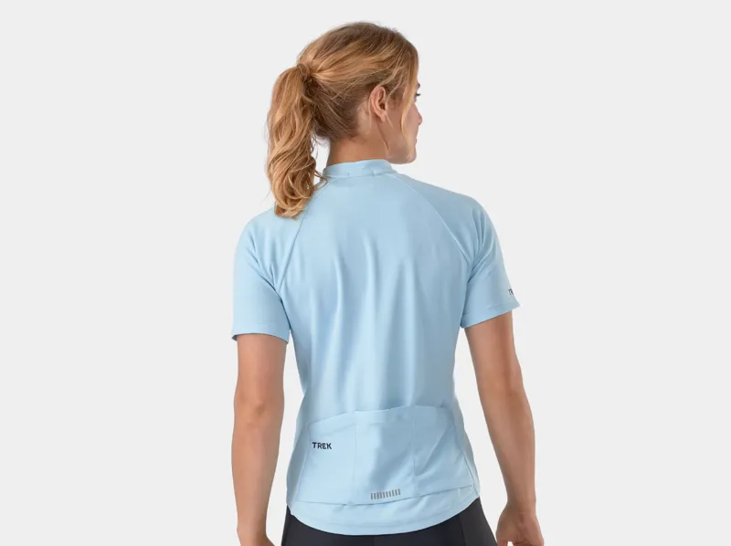 Trek Solstice Women's Short Sleeve Jersey in Baby Blue-1